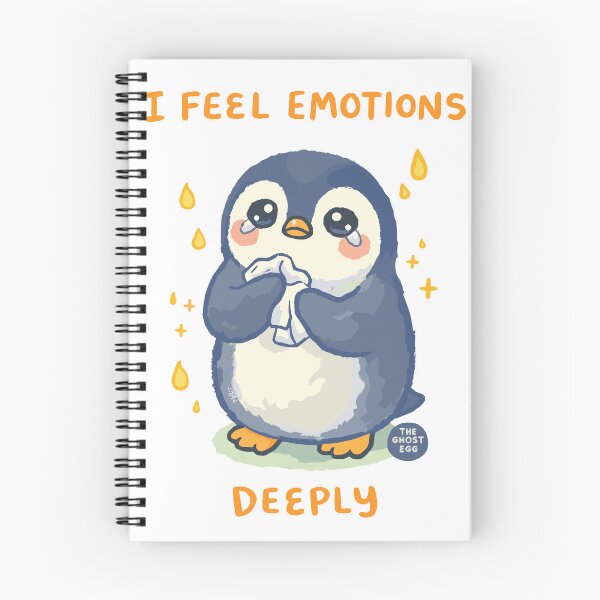 Item preview, I Feel Emotions Deeply Crying Penguin Poster designed and sold by Matinez Pink.