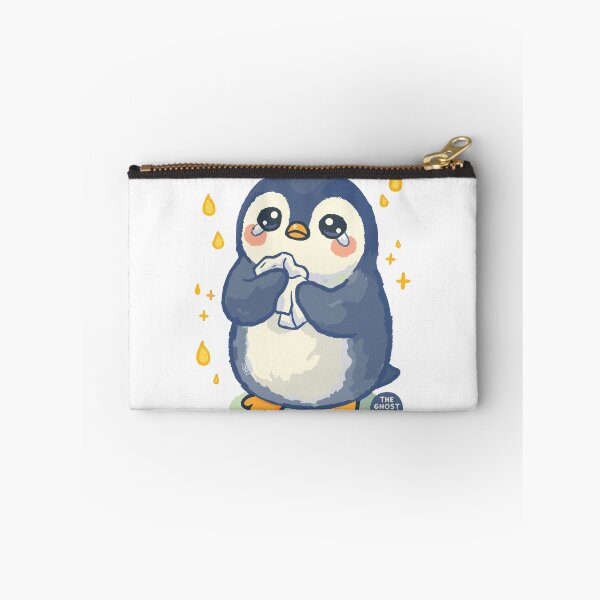 Item preview, I Feel Emotions Deeply Crying Penguin Poster designed and sold by Matinez Pink.