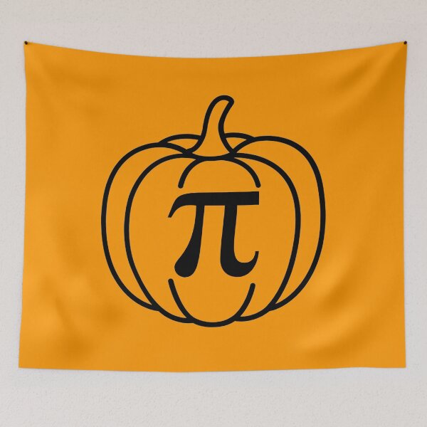 Item preview, Pumpkin Pi Math Teacher Funny Halloween Fall Math Nerd Black Text designed and sold by MathWare MathClips.