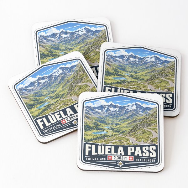 Item preview, Paso de Flüela designed and sold by RennradKunst.