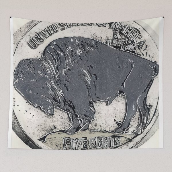 Item preview, Buffalo Nickel (F. & S. II.374) - Print by Andy Warhol designed and sold by stevengrossman.