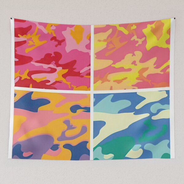 Item preview, Camouflage (complete set) - Print by Andy Warhol designed and sold by stevengrossman.