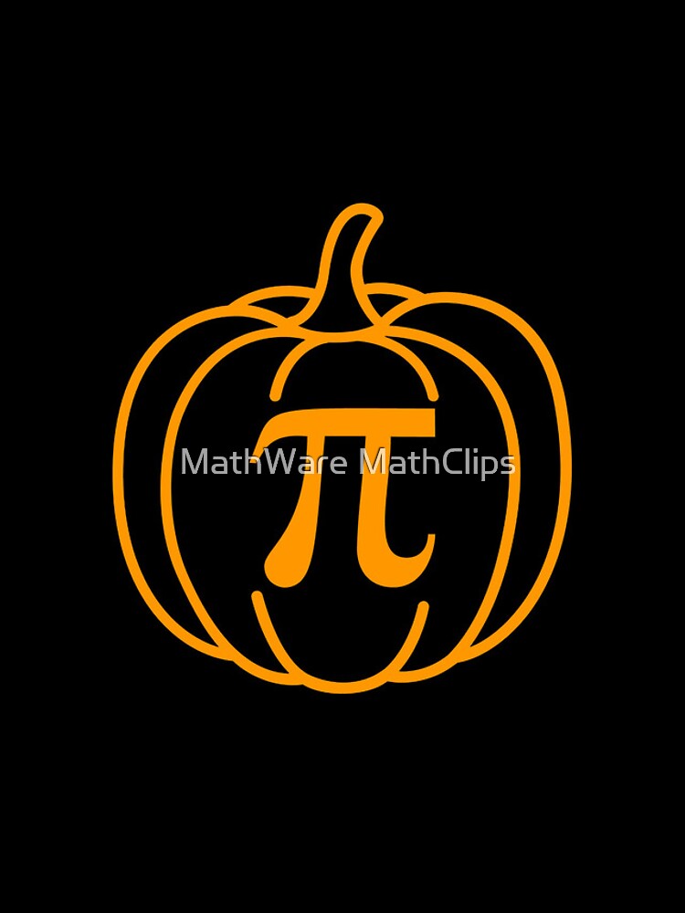 Thumbnail 4 of 4, iPhone Case, Pumpkin Pi Math Teacher Funny Halloween Fall Math Nerd Orange Text designed and sold by MathWarez.