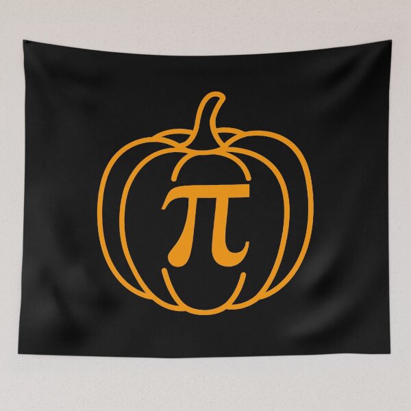 Item preview, Pumpkin Pi Math Teacher Funny Halloween Fall Math Nerd Orange Text designed and sold by MathWare MathClips.