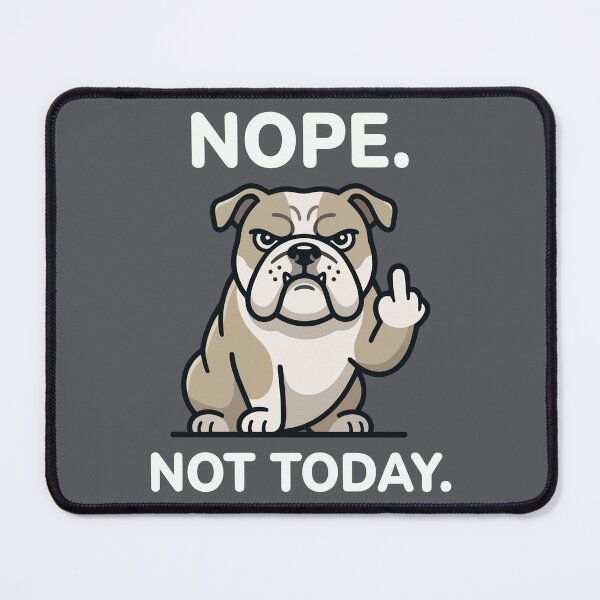 Item preview, Angry English Bulldog designed and sold by Amir Faysal.