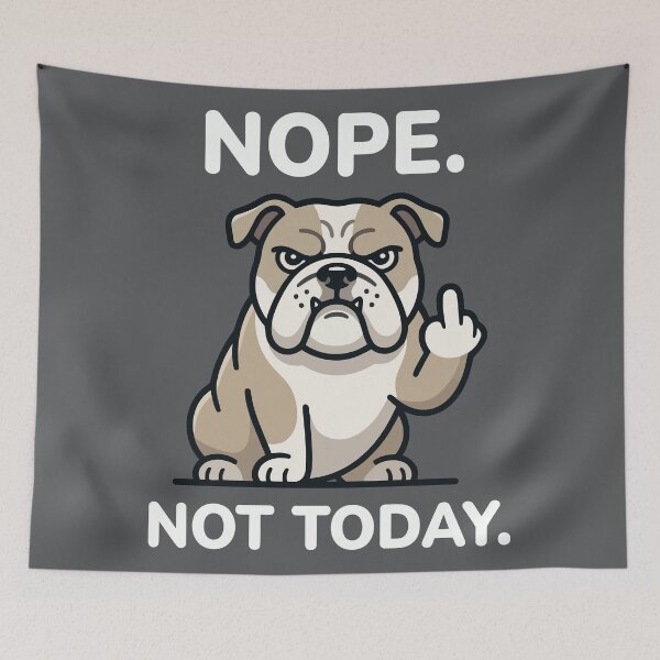 Item preview, Angry English Bulldog designed and sold by Amir Faysal.
