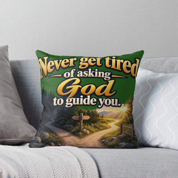 Item preview, Never Get Tired of Asking God to Guide You. designed and sold by TheBibleStop.