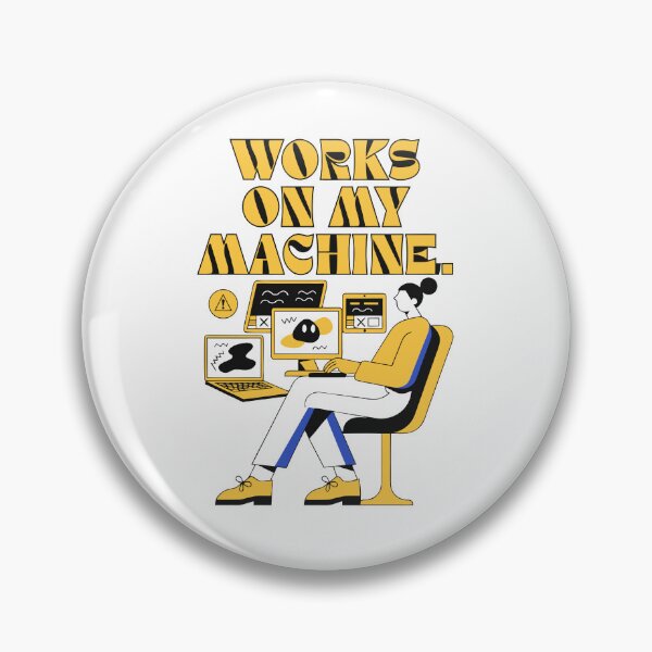 Item preview, Works On My Machine Funny Programmer Coding Computer T-Shirt designed and sold by Design-Pro-21.