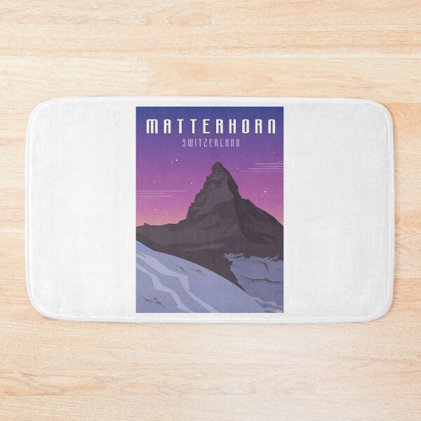 Item preview, Visit Matterhorn Switzerland Retrovintage Travel Poster designed and sold by lizettis.