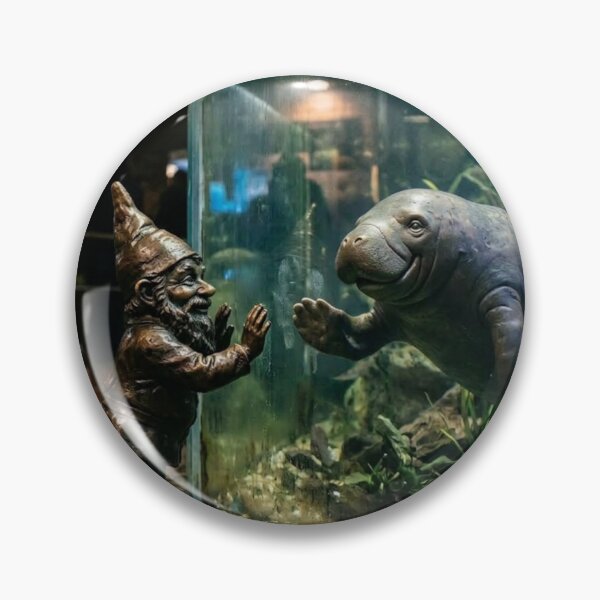 Item preview, Gnome Visiting the Wroclaw Zoo Art Print – Acquarium Lover Gift, Poland Travel Decor designed and sold by Purrfecta.