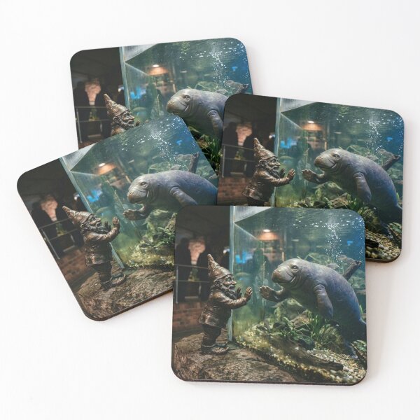 Item preview, Gnome Visiting the Wroclaw Zoo Art Print – Acquarium Lover Gift, Poland Travel Decor designed and sold by Purrfecta.