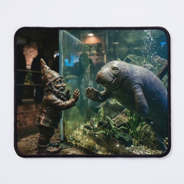 Item preview, Gnome Visiting the Wroclaw Zoo Art Print – Acquarium Lover Gift, Poland Travel Decor designed and sold by Purrfecta.