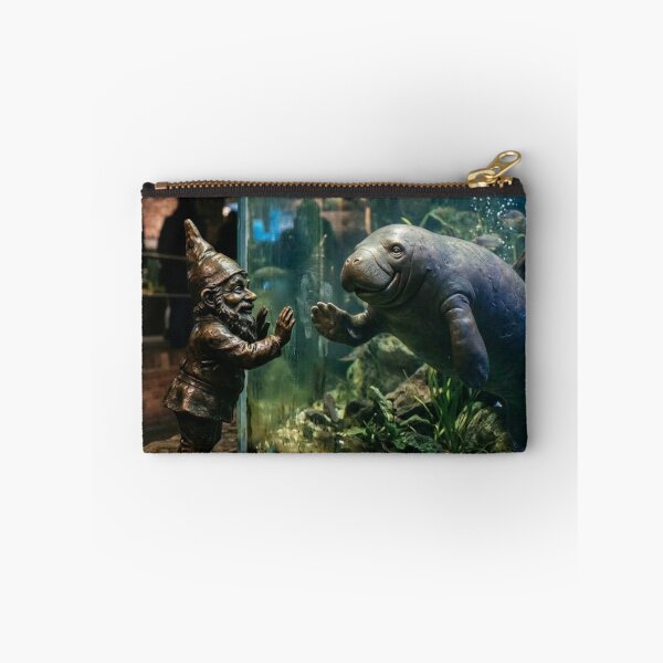 Item preview, Gnome Visiting the Wroclaw Zoo Art Print – Acquarium Lover Gift, Poland Travel Decor designed and sold by Purrfecta.
