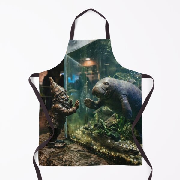 Item preview, Gnome Visiting the Wroclaw Zoo Art Print – Acquarium Lover Gift, Poland Travel Decor designed and sold by Purrfecta.