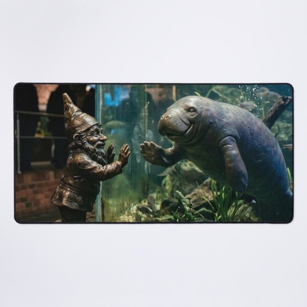 Item preview, Gnome Visiting the Wroclaw Zoo Art Print – Acquarium Lover Gift, Poland Travel Decor designed and sold by Purrfecta.