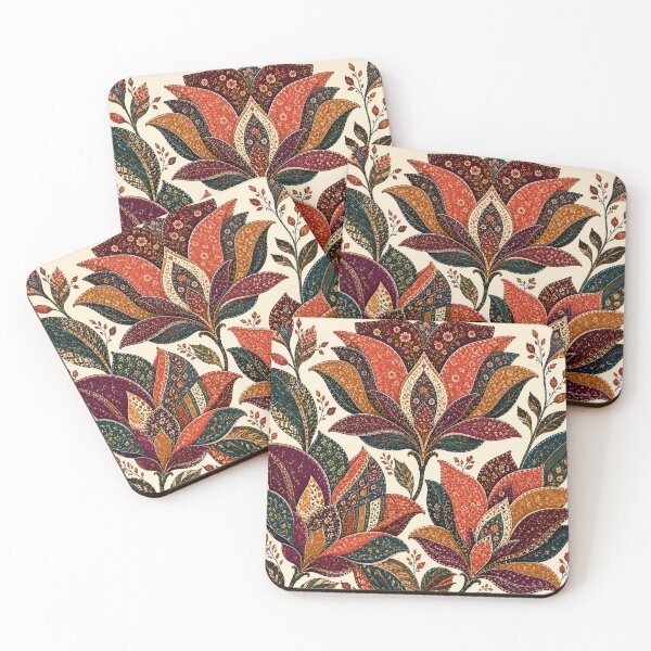 Item preview, OvaHerero Folk Flowers – Ceremonial Namibia Floral Pattern designed and sold by MarekoraStudio.