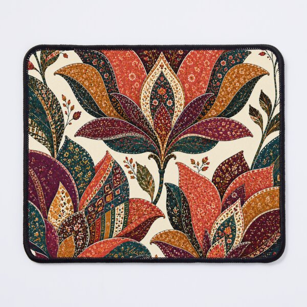 Item preview, OvaHerero Folk Flowers – Ceremonial Namibia Floral Pattern designed and sold by MarekoraStudio.