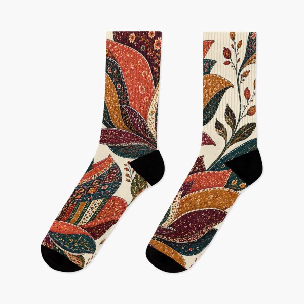 Item preview, OvaHerero Folk Flowers – Ceremonial Namibia Floral Pattern designed and sold by MarekoraStudio.