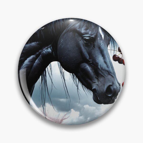 Item preview, But the big black horse said, "Look this way" - He said, "Hey lady, will you marry me?" 34 designed and sold by deep-sea-birds.