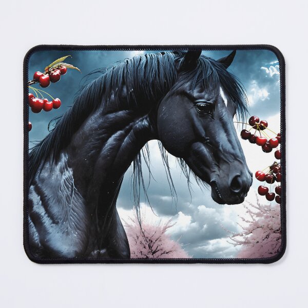Item preview, But the big black horse said, "Look this way" - He said, "Hey lady, will you marry me?" 34 designed and sold by deep-sea-birds.