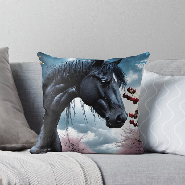 Item preview, But the big black horse said, "Look this way" - He said, "Hey lady, will you marry me?" 34 designed and sold by deep-sea-birds.