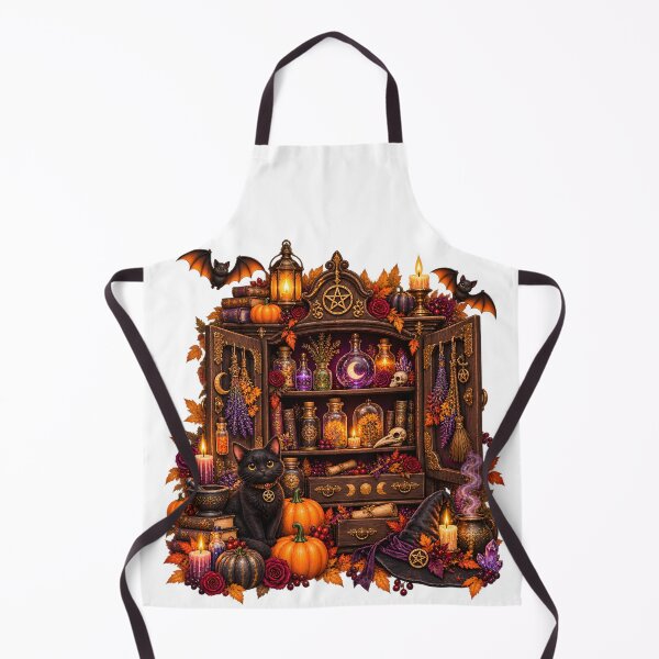 Item preview, Enchanted Apothecary Cabinet – Gothic Halloween designed and sold by Clothes With Smiling Animals Walt Gral.