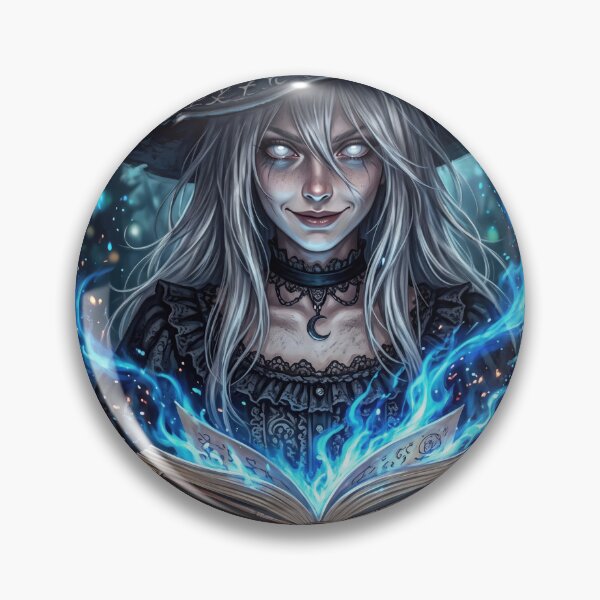 Item preview, Mystical Witch Casting Spell from Book designed and sold by AnnArtshock.