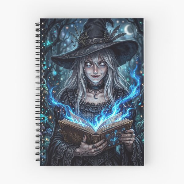 Item preview, Mystical Witch Casting Spell from Book designed and sold by AnnArtshock.