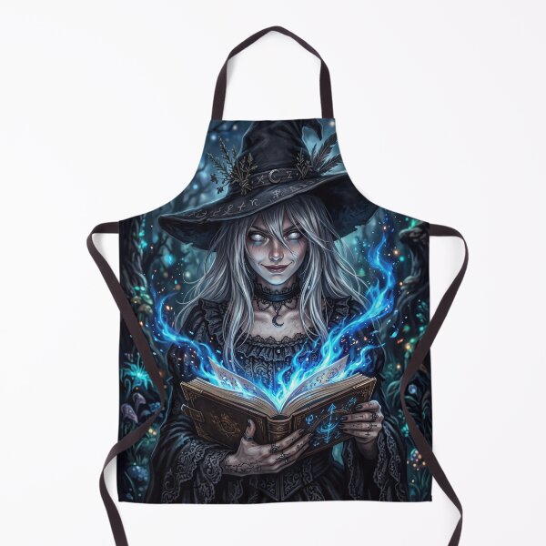 Item preview, Mystical Witch Casting Spell from Book designed and sold by AnnArtshock.
