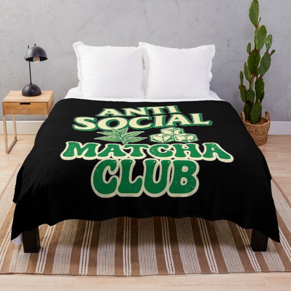 Item preview, Anti Social Matcha Club - Funny Iced Matcha Lover - Retro Vintage designed and sold by Vibe-Vary.