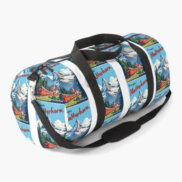 Item preview, A Vintage Travel Illustration Of Matterhorn Mountain - Zermatt - Switzerland designed and sold by flamesnejme.
