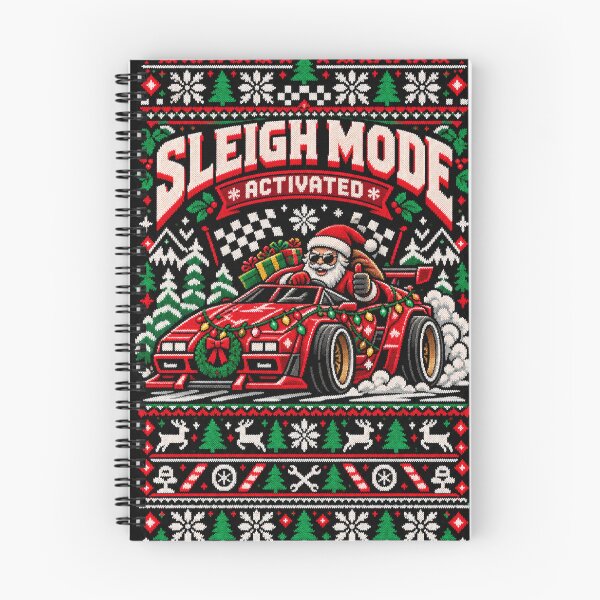 Item preview, Sleigh Mode Christmas Racing Sweater designed and sold by Gabriela Mihai.