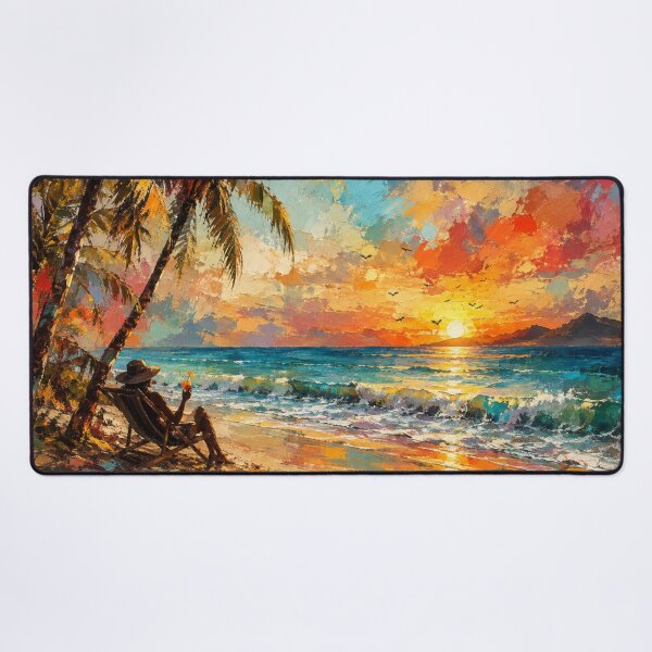 Item preview, Sunset Serenade in Paradise Art Print By Joey Santiago Fine Art designed and sold by Joey Santiago.