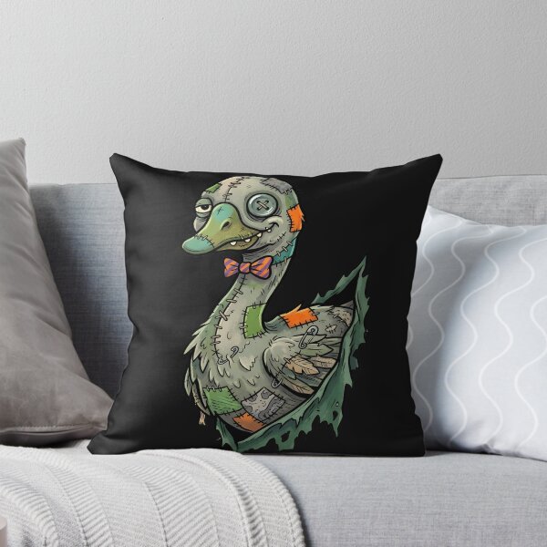 Item preview, Patchwork Zombie Goose – Creepy Cute Halloween Animal Art designed and sold by AvivaCreative.