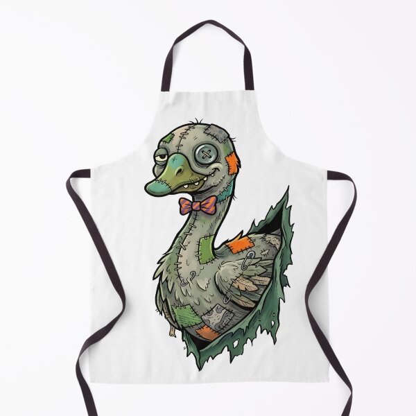 Item preview, Patchwork Zombie Goose – Creepy Cute Halloween Animal Art designed and sold by AvivaCreative.