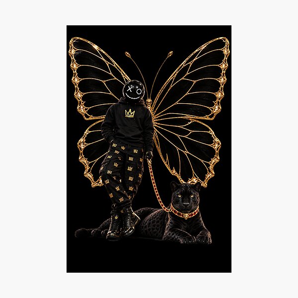 Item preview, BuBu La Street – Black Panther Gothic Butterfly-PLUSHIWORLD designed and sold by PLUSHIWORLDtm.