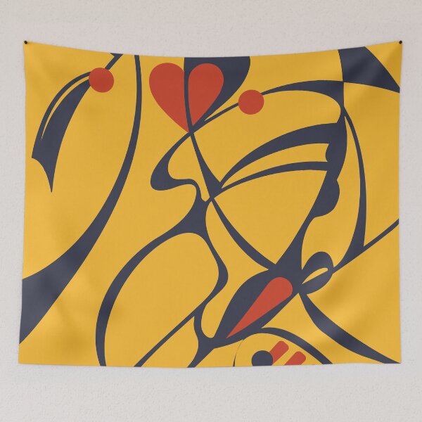 Item preview, Mustard Line Abstract - Modern Art Pattern designed and sold by photossmirnov.