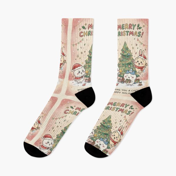 Item preview, chiikawa Merry Christmas Art designed and sold by DeviantMerch.