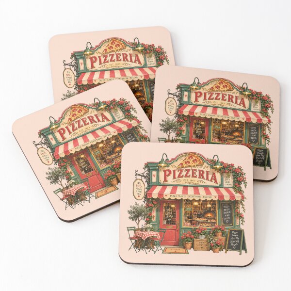 Item preview, Vintage Italian Pizzeria | Retro Pizza Shop & Italian Restaurant Aesthetic designed and sold by TheStephanieRome.