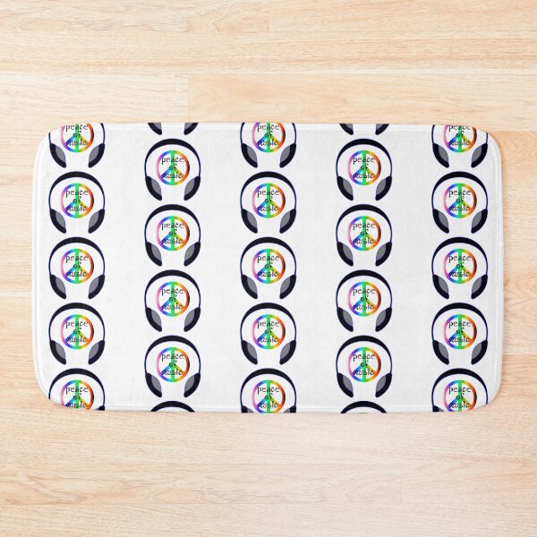 Item preview, Peace of Music Rainbow Headphones Design designed and sold by laxmanrajart.