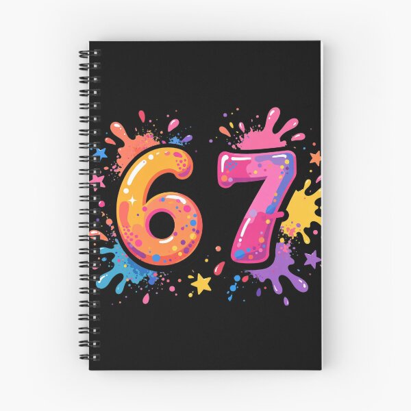 Artikelvorschau, 6 7 – Bunte Farbspritzer – Lustiges 6 7 Meme entworfen und verkauft von Vibe-Vary.