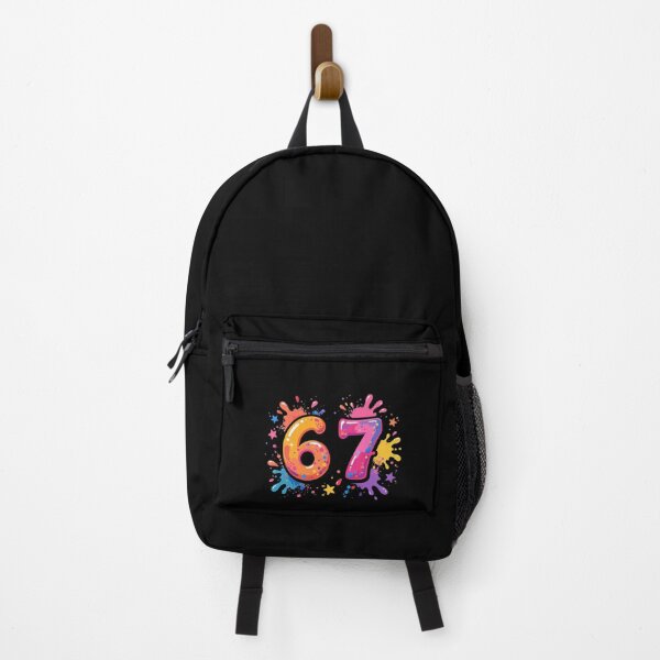 Item preview, 6 7 - Colorful Paint Splatter - Funny 6 7 Meme designed and sold by Vibe-Vary.