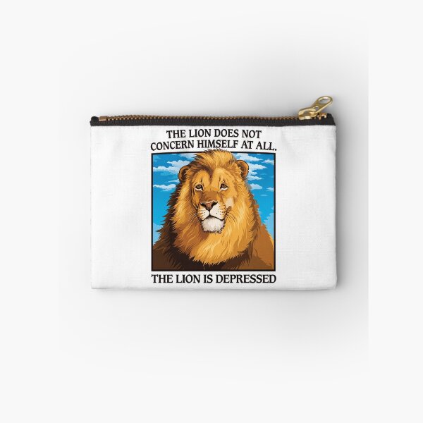 Item preview, The Lion Does Not Concern Himself At All - The Lion Is Depressed designed and sold by theandroidvivz.