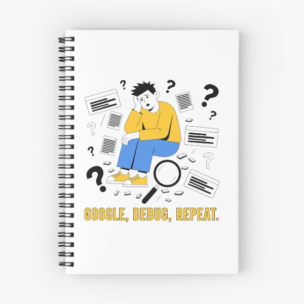 Item preview, Google Debug Repeat Funny Programmer Coding Developer T-Shirt designed and sold by Design-Pro-21.