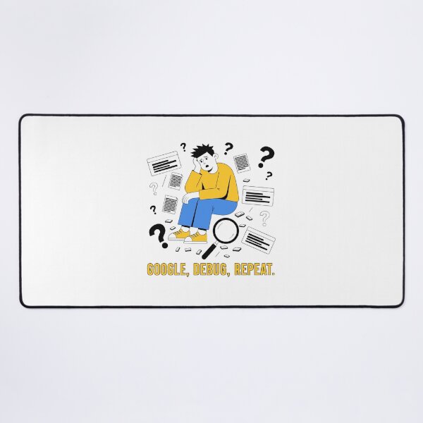 Item preview, Google Debug Repeat Funny Programmer Coding Developer T-Shirt designed and sold by Design-Pro-21.