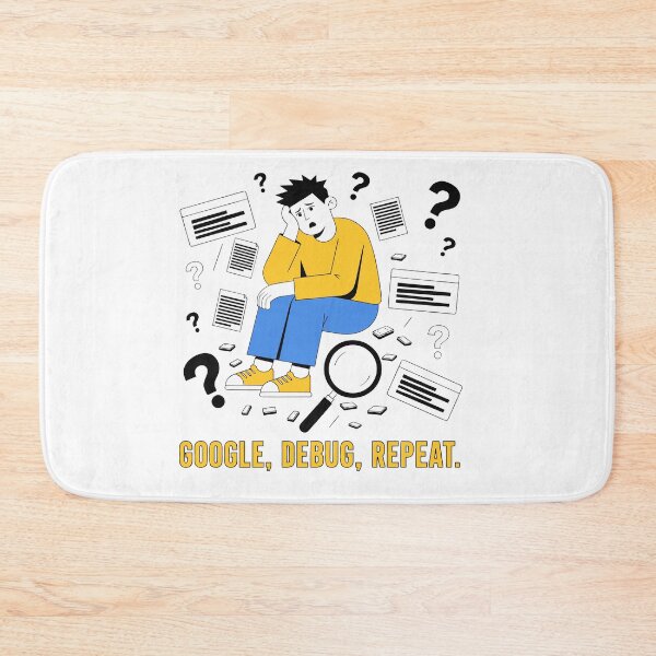 Item preview, Google Debug Repeat Funny Programmer Coding Developer T-Shirt designed and sold by Design-Pro-21.