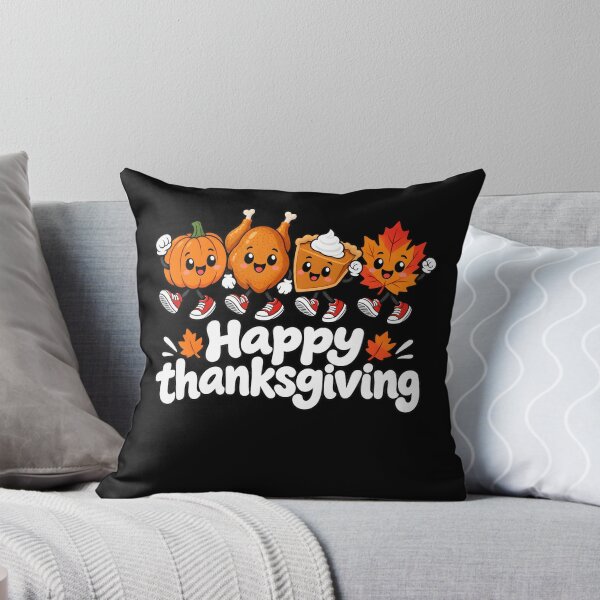 Item preview, Happy Thanksgiving Crew Pumpkin Turkey Pie Autumn Leaves Fall  designed and sold by clothesy7.