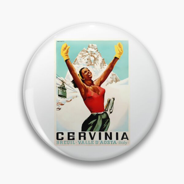 Item preview, Vintage Ski Resort Poster designed and sold by lizettis.