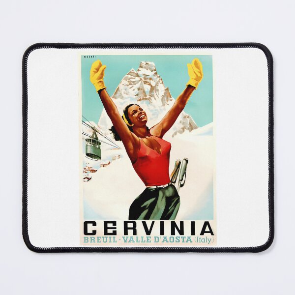 Item preview, Vintage Ski Resort Poster designed and sold by lizettis.