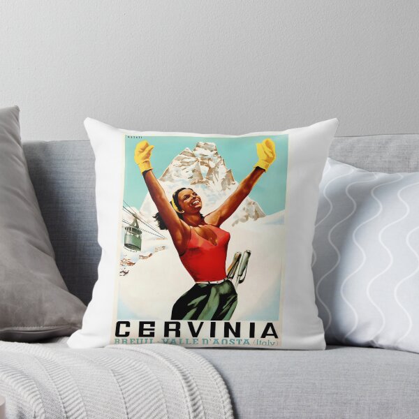 Item preview, Vintage Ski Resort Poster designed and sold by lizettis.
